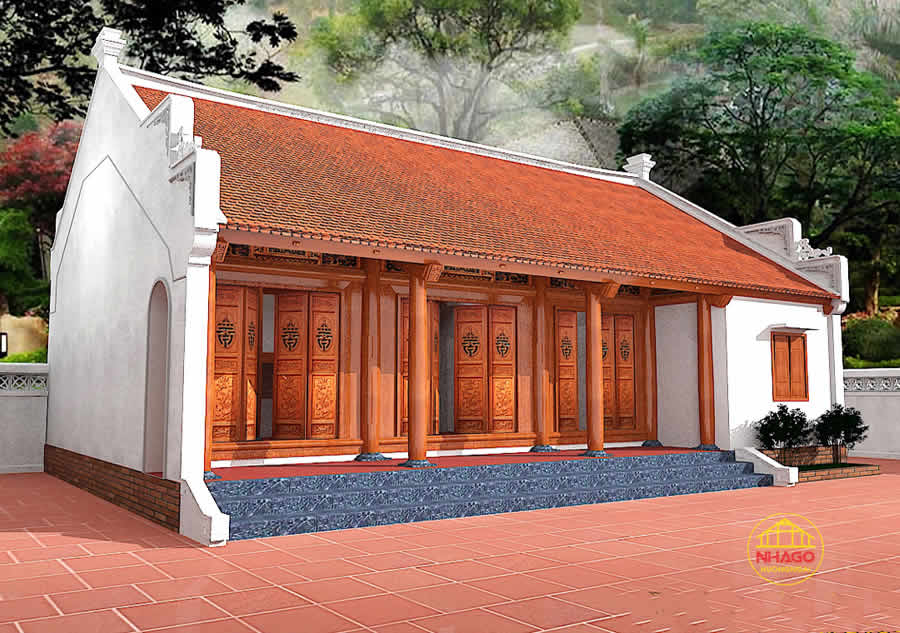 Thiết kế thi công nhà thờ từ đường gỗ tại Vinh Nghệ An Hà Tĩnh